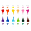 LEGAMI STC0001 12 STACKABLE CRAYONS - DREAM IN COLOUR - HEART   MULTICOLOR INK