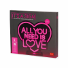LEGAMI NEL0005 NEON-EFFECT LED SIGN - ITS A SIGN - ALL YOU NEED IS LOVE