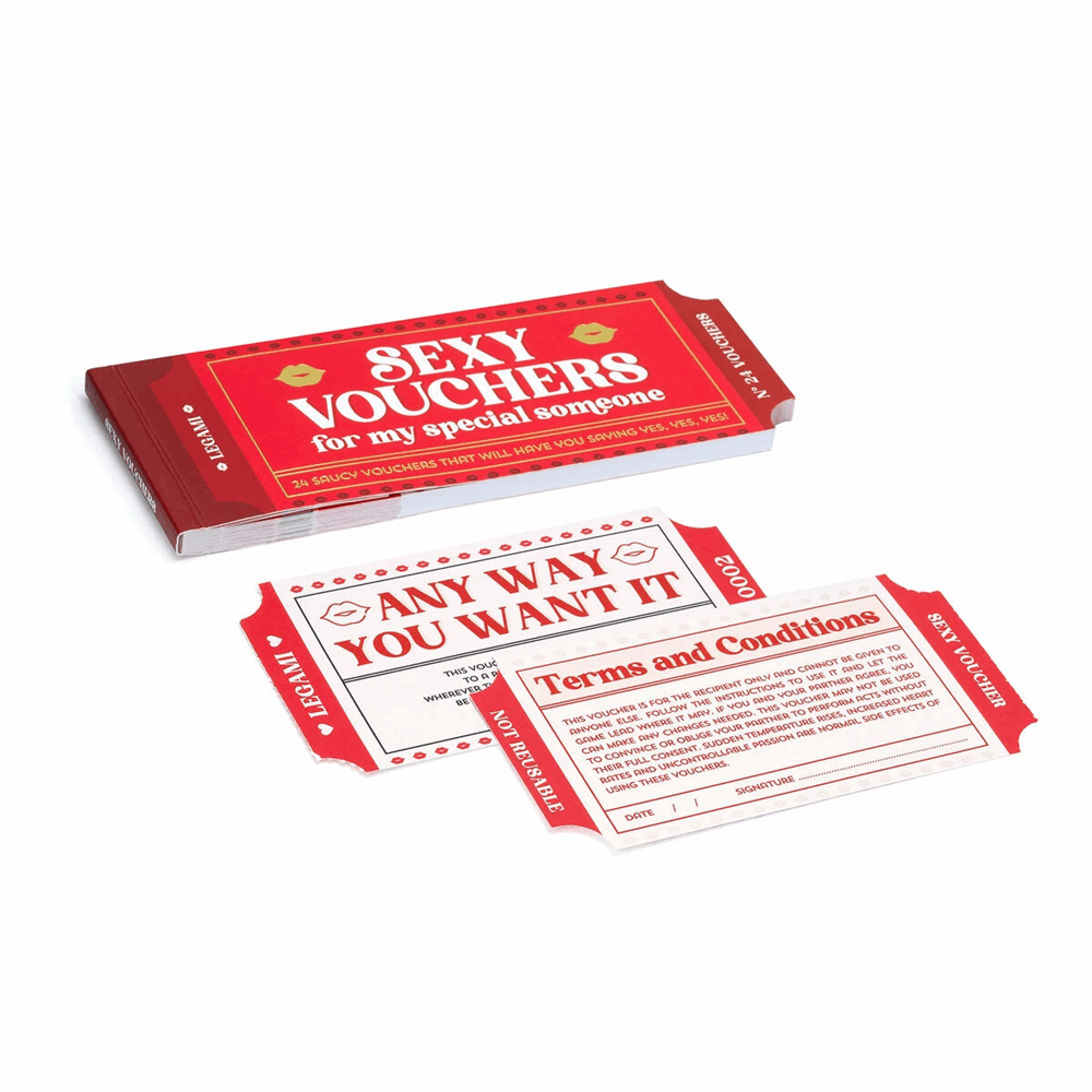 LEGAMI SXC0001 BOOK OF 24 VOUCHERS - GIFT VOUCHERS - EN - SPICY