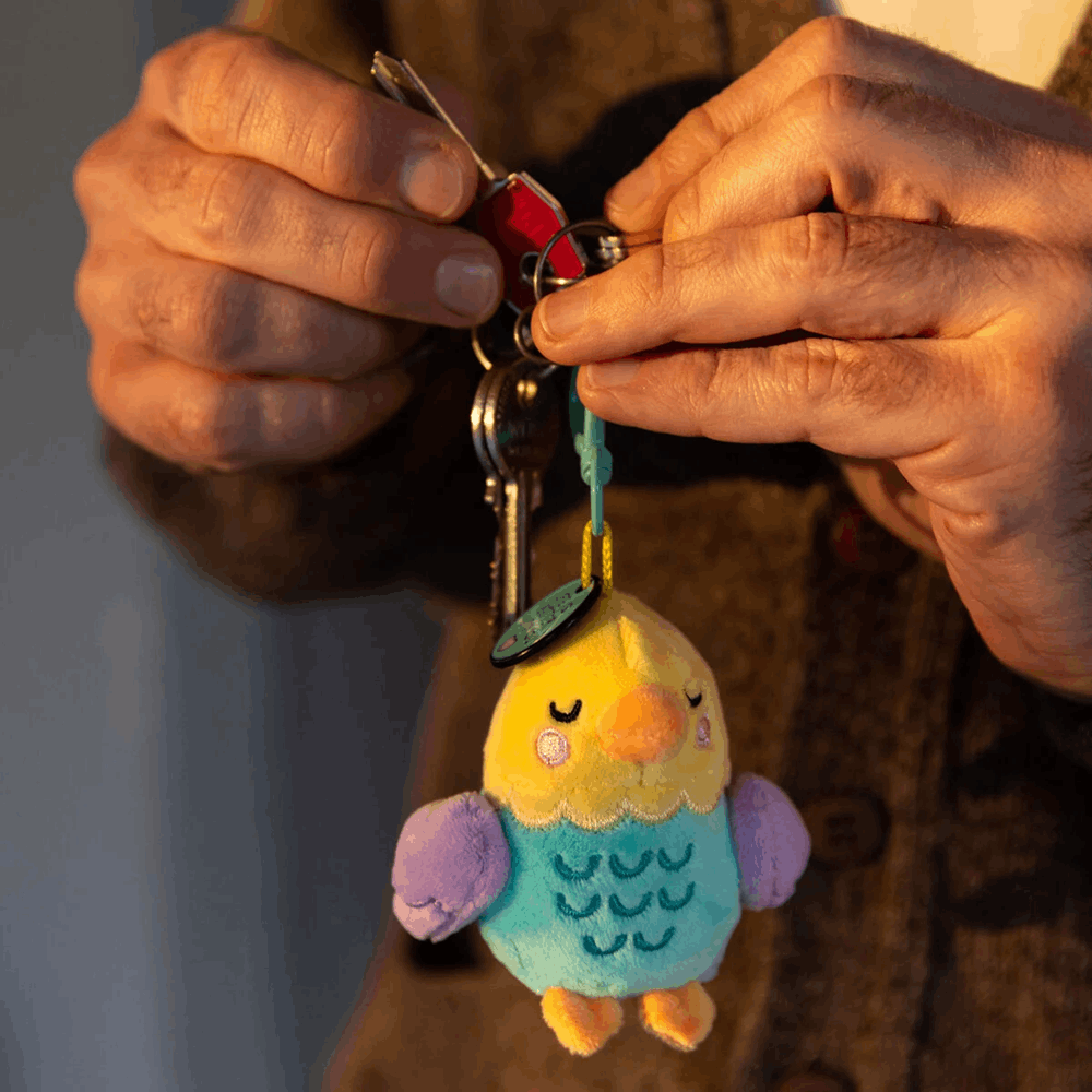 LEGAMI SPK0017 SET OF 2 PLUSH KEY RINGS - SUPER SOFT! - TINY - SECRET HTS I LOVE YOU 2026
