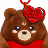 LEGAMI SPK0006 PLUSH KEY RING - SUPER SOFT! - TINY - TEDDY BEAR