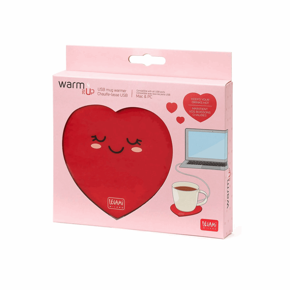 LEGAMI WIU0010 WARM IT UP MUG WARMER HEART