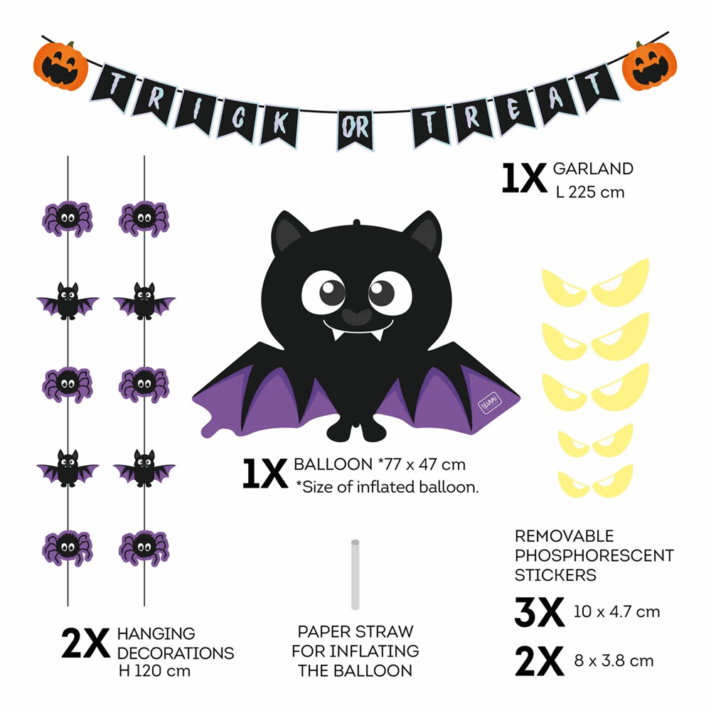 LEGAMI HALLOWEEN DOOR DECORATION KIT HAL0001