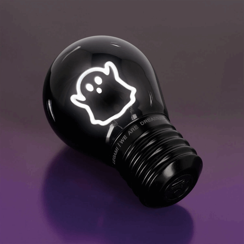 LEGAMI CLB0018 LIGHTBULB-SHAPED TABLE LAMP - BULB FICTION - GHOST