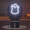 LEGAMI CLB0018 LIGHTBULB-SHAPED TABLE LAMP - BULB FICTION - GHOST