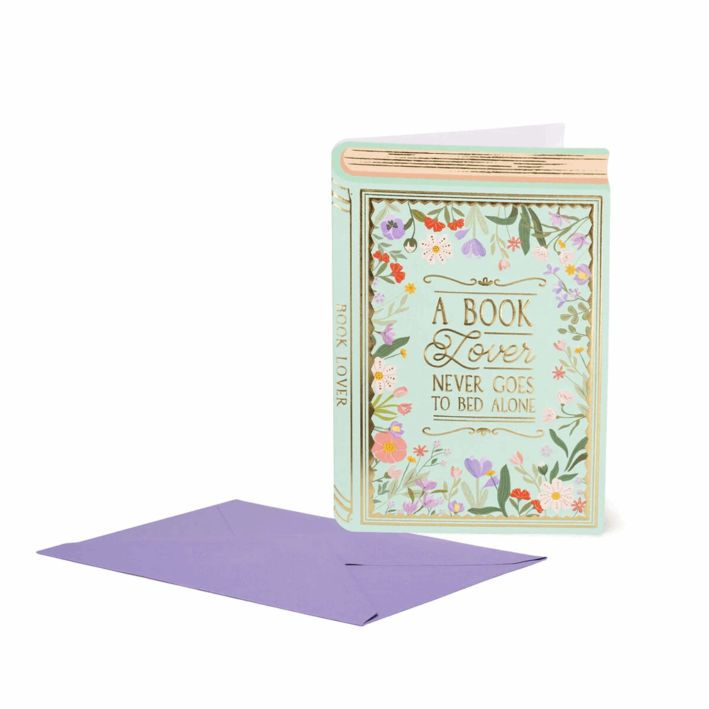 LEGAMI BG0842 LARGE GREETING CARD - BOOK LOVER