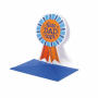 LEGAMI BG0848 LARGE GREETING CARD - BEST DAD EVER COCKADE