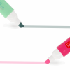 LEGAMI MHL0002 6 DUAL-TIP HIGHLIGHTERS - MEOW - KITTY