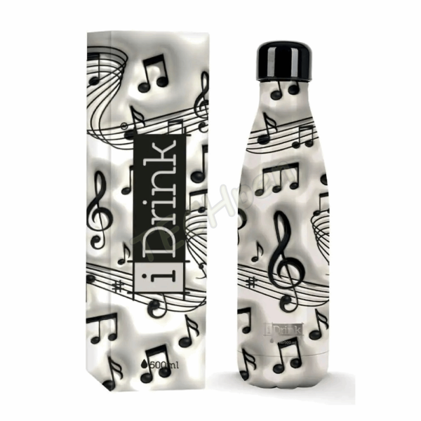 i-DRINK ΠΑΓΟΥΡΙ ID0457 THERM BOTTLE 500ml 3D MUSIC 139000457