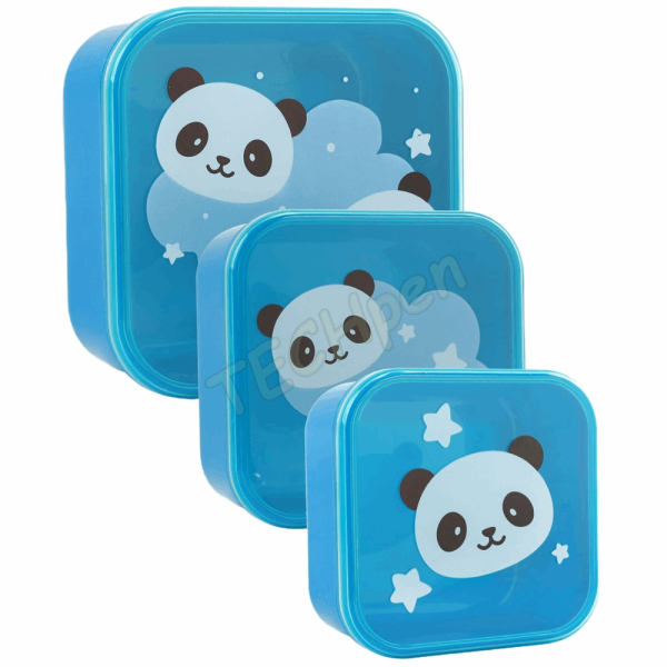 i DRINK ΔΟΧΕΙΟ ΦΑΓΗΤΟΥ ID2213 PANDA SNACK set 3τεμ 139002213