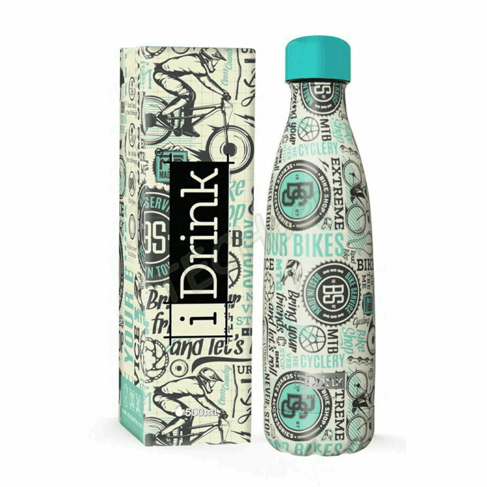 i DRINK ΠΑΓΟΥΡΙ ID0420 THERM BOTTLE 500ml BIKE 139000420