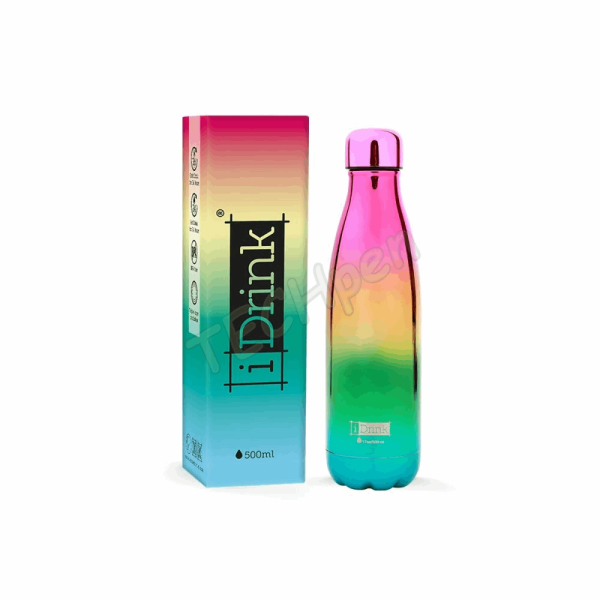 i DRINK ΠΑΓΟΥΡΙ ID0442 THERM BOTTLE 500ml M.RAINBO 139000442