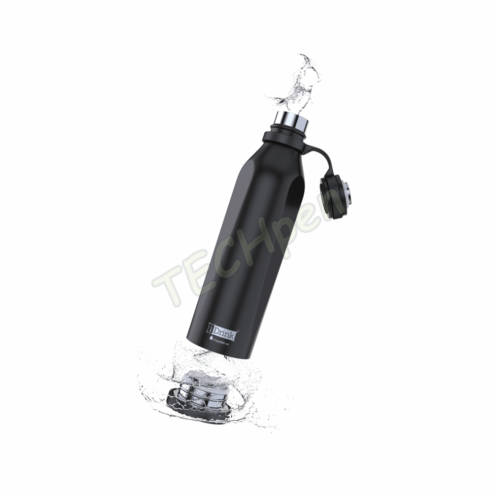 I-DRINK b-evo ΠΑΓΟΥΡΙ ΘΕΡΜΟΣ 500ml ID8002 CARAVAGGIO BLACK 139008002