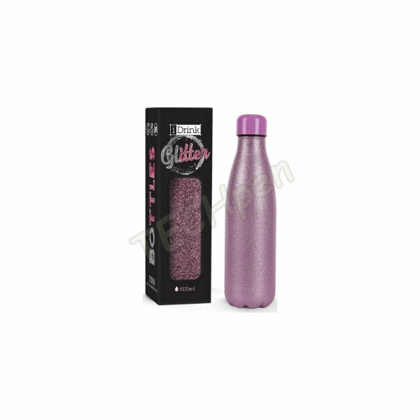 I-DRINK ΠΑΓΟΥΡΙ ΘΕΡΜΟΣ 500ml ID0031 GLITTER ROSE 139000031