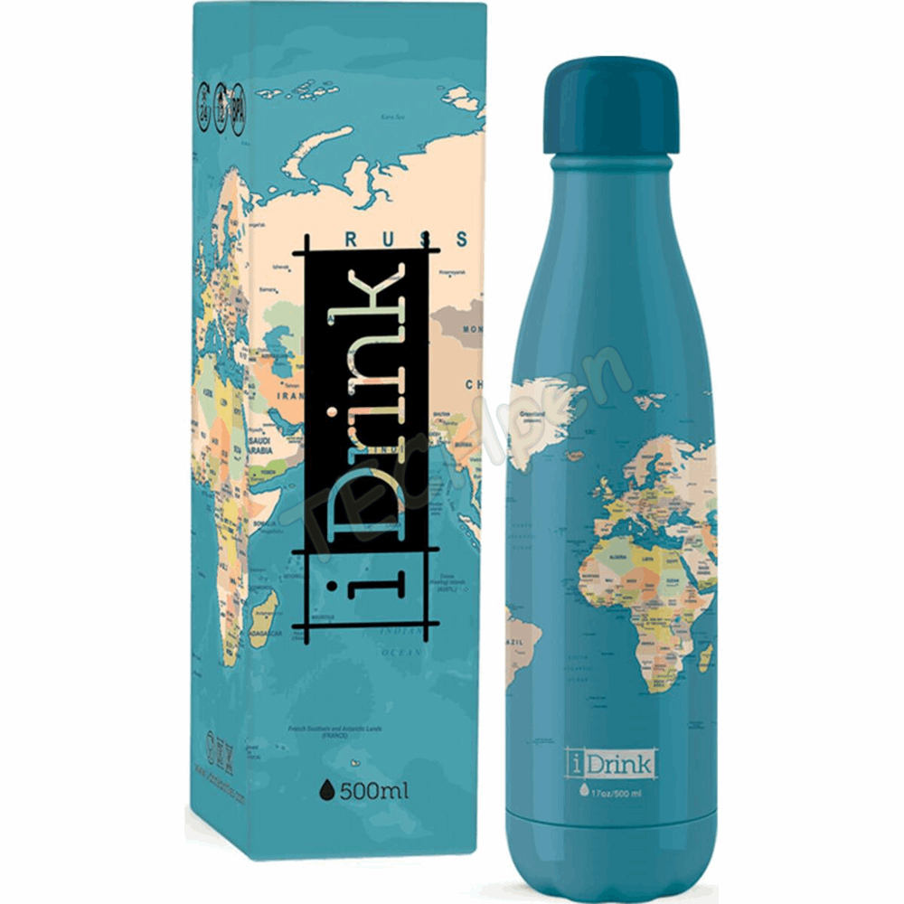 i-DRINK ΠΑΓΟΥΡΙ ΘΕΡΜΟΣ BLUE MAP 500ml ID0092 139000092