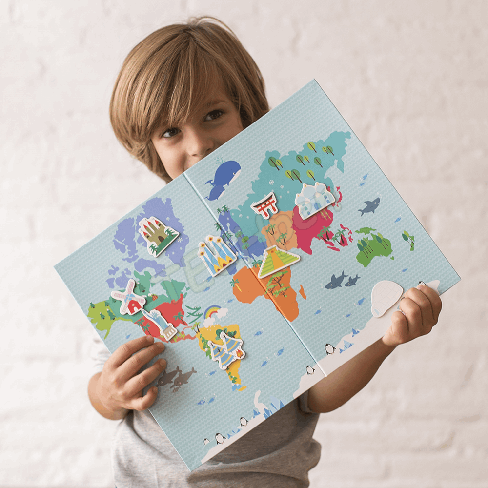 APLI MAGNETIC WORLD MAP AP-16494