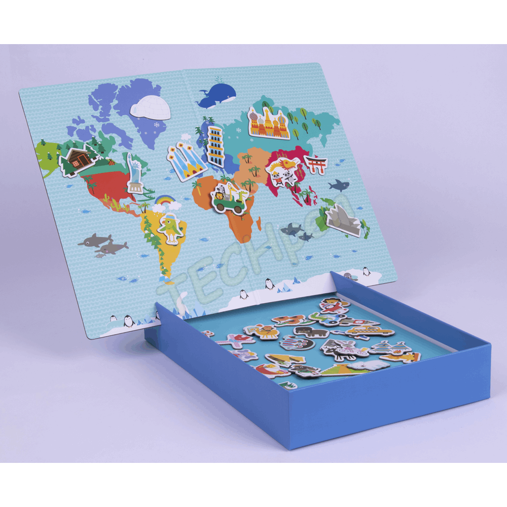 APLI MAGNETIC WORLD MAP AP-16494