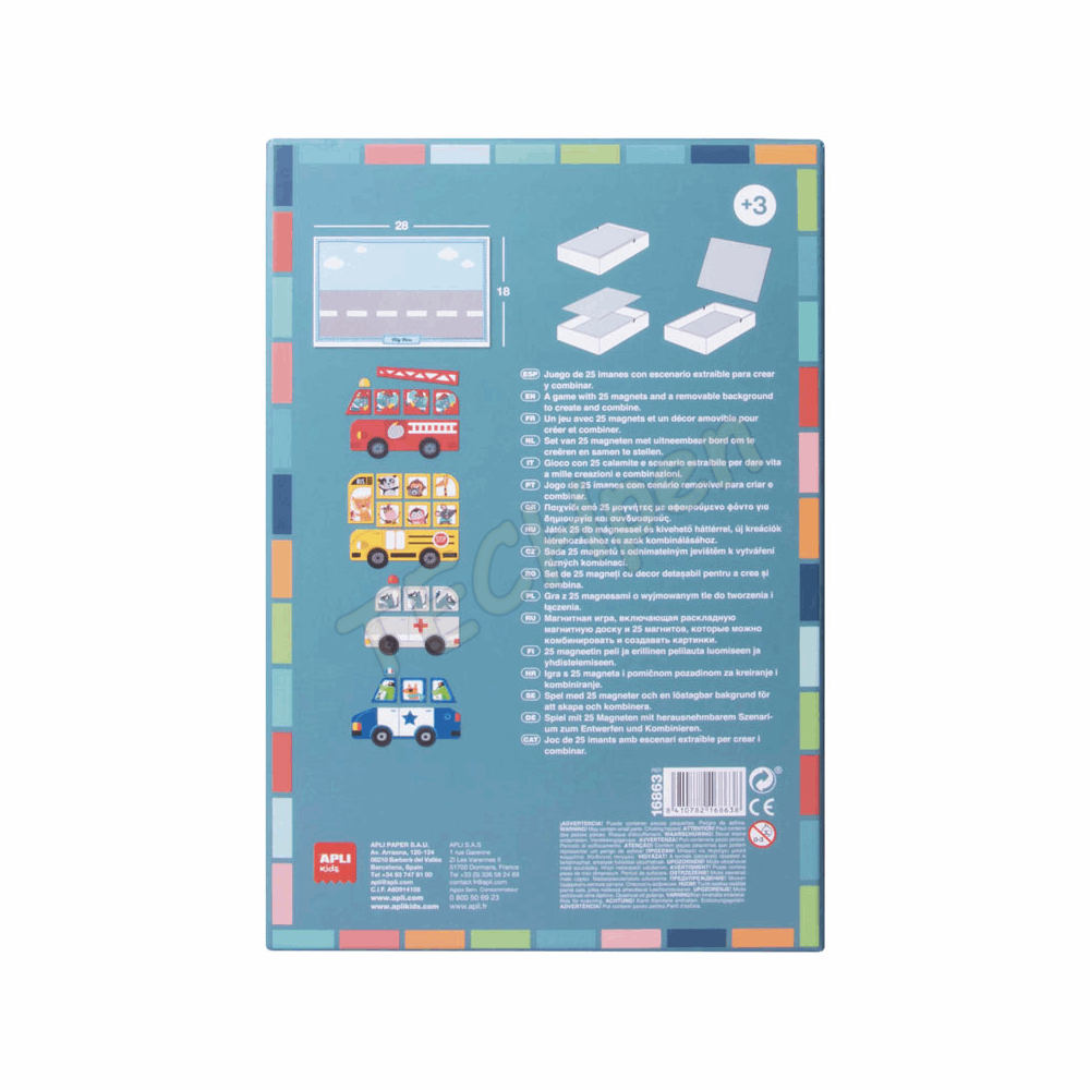APLI MAGNETS CARS 25U AP-16863