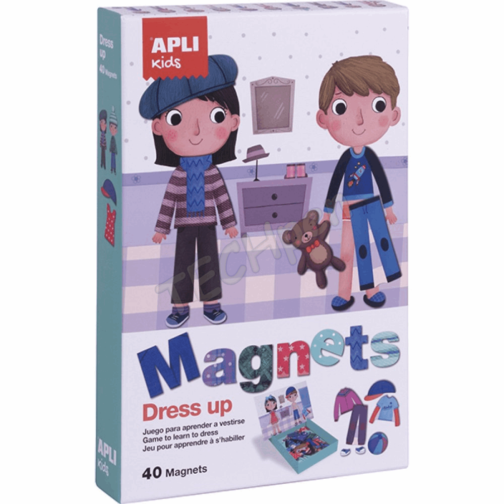 APLI MAGNETS DRESS UP EDUCASTIONAL 40U AP-17557