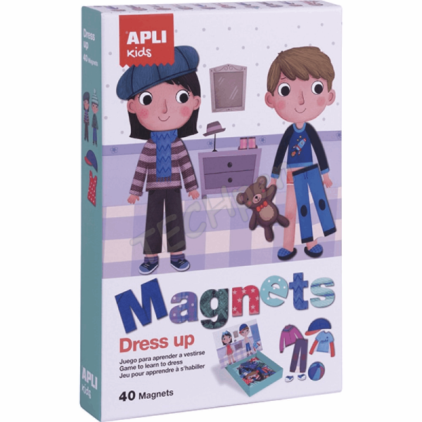 APLI MAGNETS DRESS UP EDUCASTIONAL 40U AP-17557