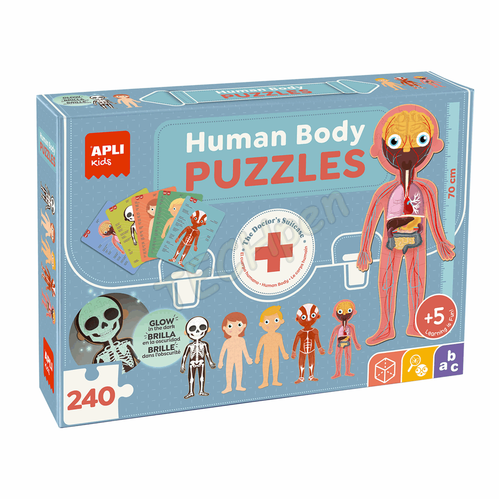APLI HUMAN BODY PUZZLE 240U AP-19438