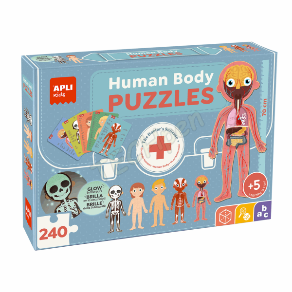 APLI HUMAN BODY PUZZLE 240U AP-19438