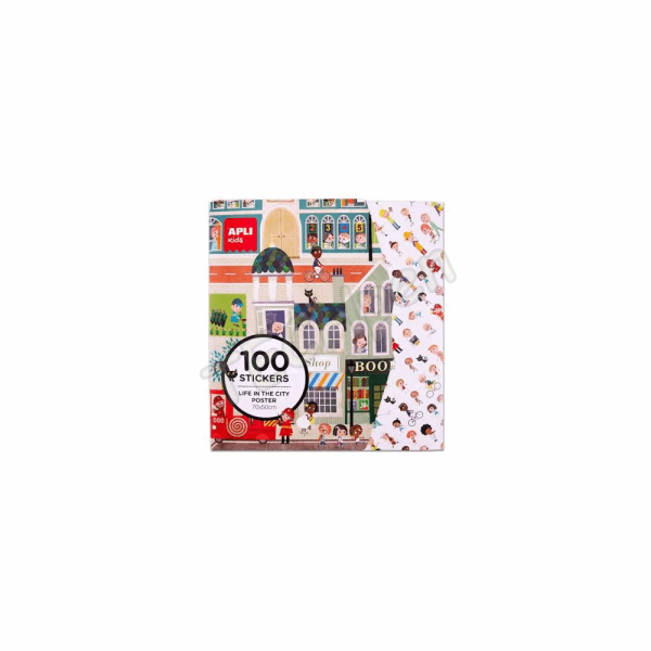 APLI GIANT POSTER +100 STICKERS AP-19495