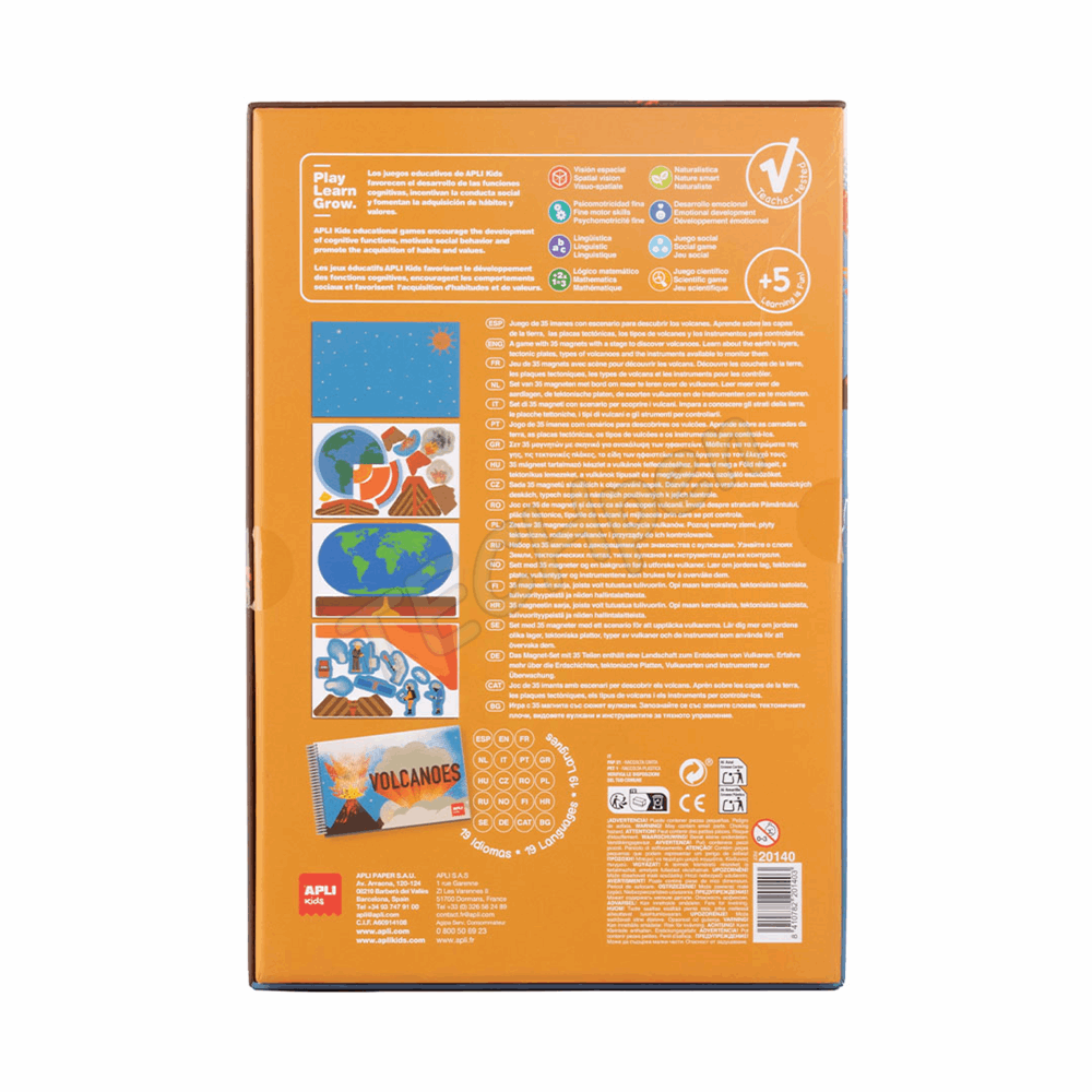 APLI MAGNETIC BOX VOLCANOES 35 U. AP-20140