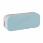 APLI SILICONE PENCIL CASE NORDIK PASTEL ΡΟΖ-ΓΑΛΑΖΙΟ AP-20649