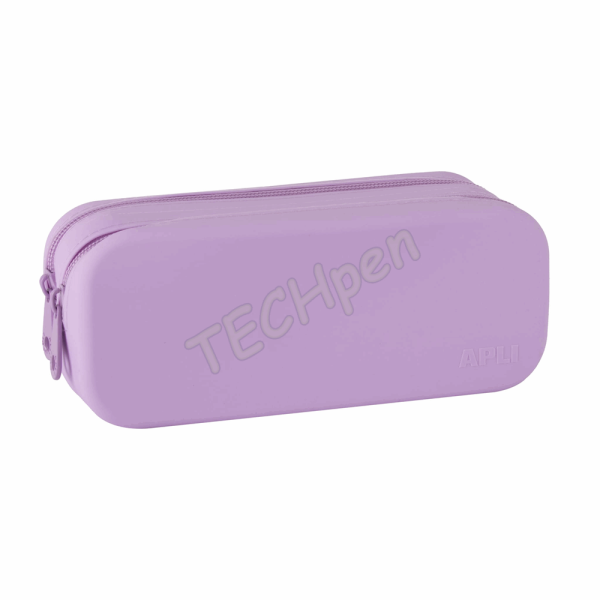 APLI SILICONE PENCIL CASE DOUBLE NORDIK ΜΩΒ AP-20620