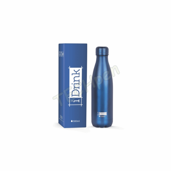 I-DRINK ΠΑΓΟΥΡΙ ΘΕΡΜΟΣ 500ml ID0021 MAT BLUE