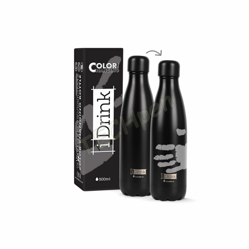 I-DRINK ΠΑΓΟΥΡΙ ΘΕΡΜΟΣ CHANGE 500ml ID0044 BLACK/GREY