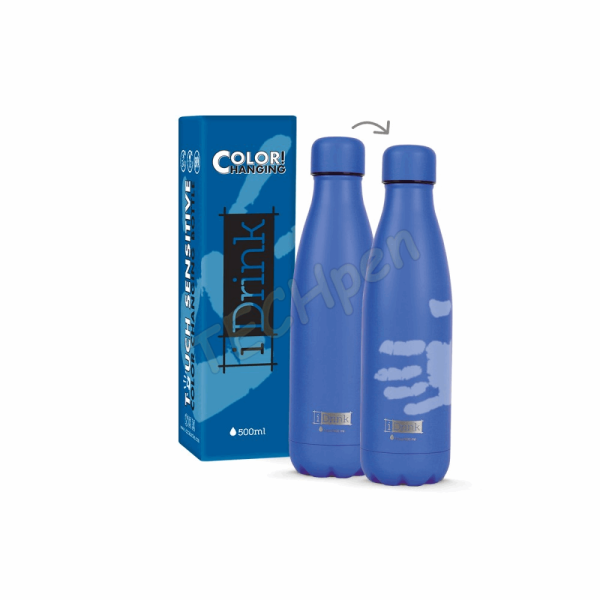 I-DRINK ΠΑΓΟΥΡΙ ΘΕΡΜΟΣ CHANGE 500ml ID0045 BLUE/LIGHT BLUE