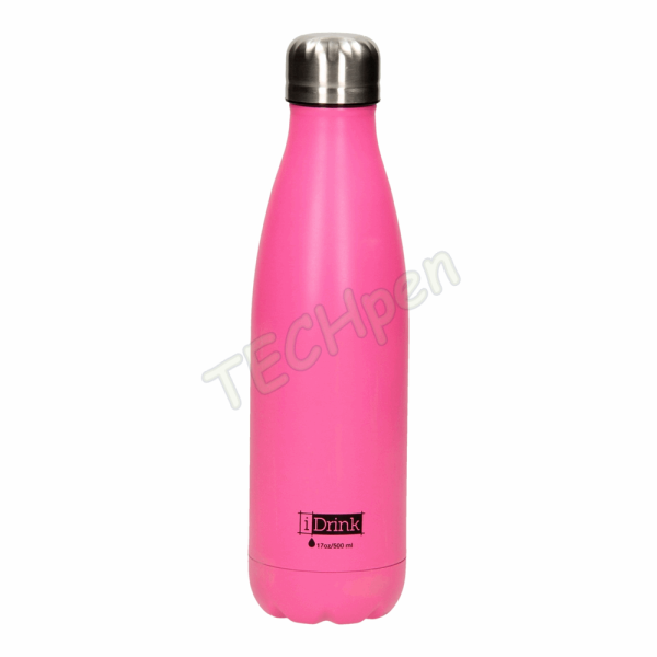 i-DRINK ΠΑΓΟΥΡΙ ΘΕΡΜΟΣ GLOW IN THE DARK 500ml PINK ID0043