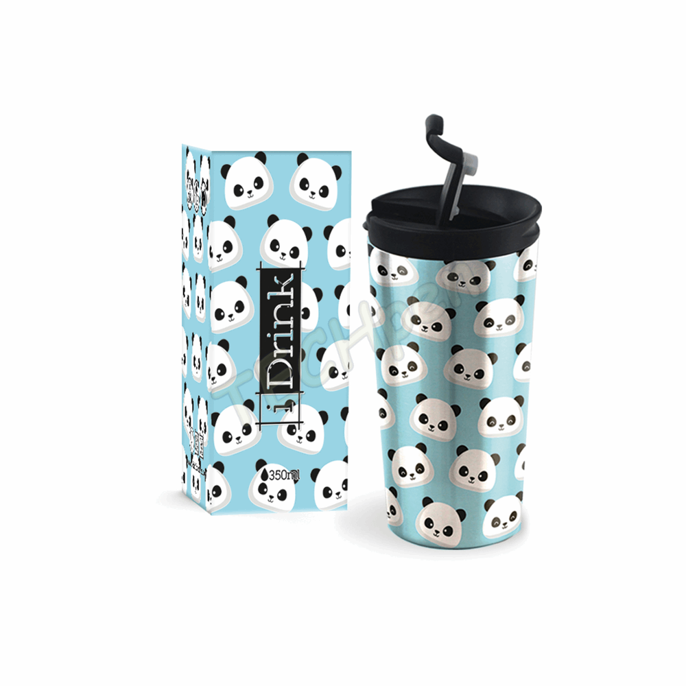 i-DRINK ΠΟΤΗΡΙ ΘΕΡΜΟΣ TRAVEL PANDA ID0202 350ml