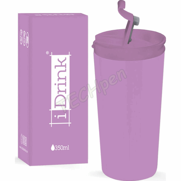 i-DRINK ΠΟΤΗΡΙ ΘΕΡΜΟΣ TRAVEL PURPLE ID0215 350ml