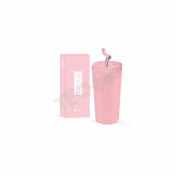 i-DRINK ΠΟΤΗΡΙ ΘΕΡΜΟΣ TRAVEL PINK ID0214 350ml