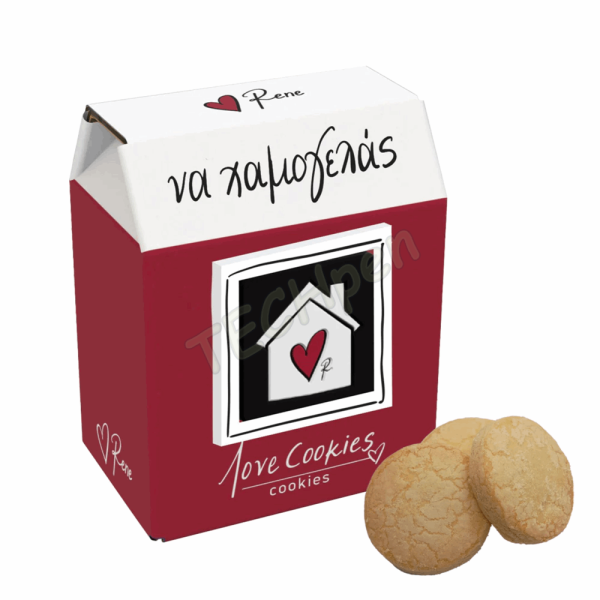 Rενέ ΜΠΙΣΚΟΤΑ LOVE COOKIES - GR -  ΝΑ ΧΑΜΟΓΕΛΑΣ HP.RLB.0281