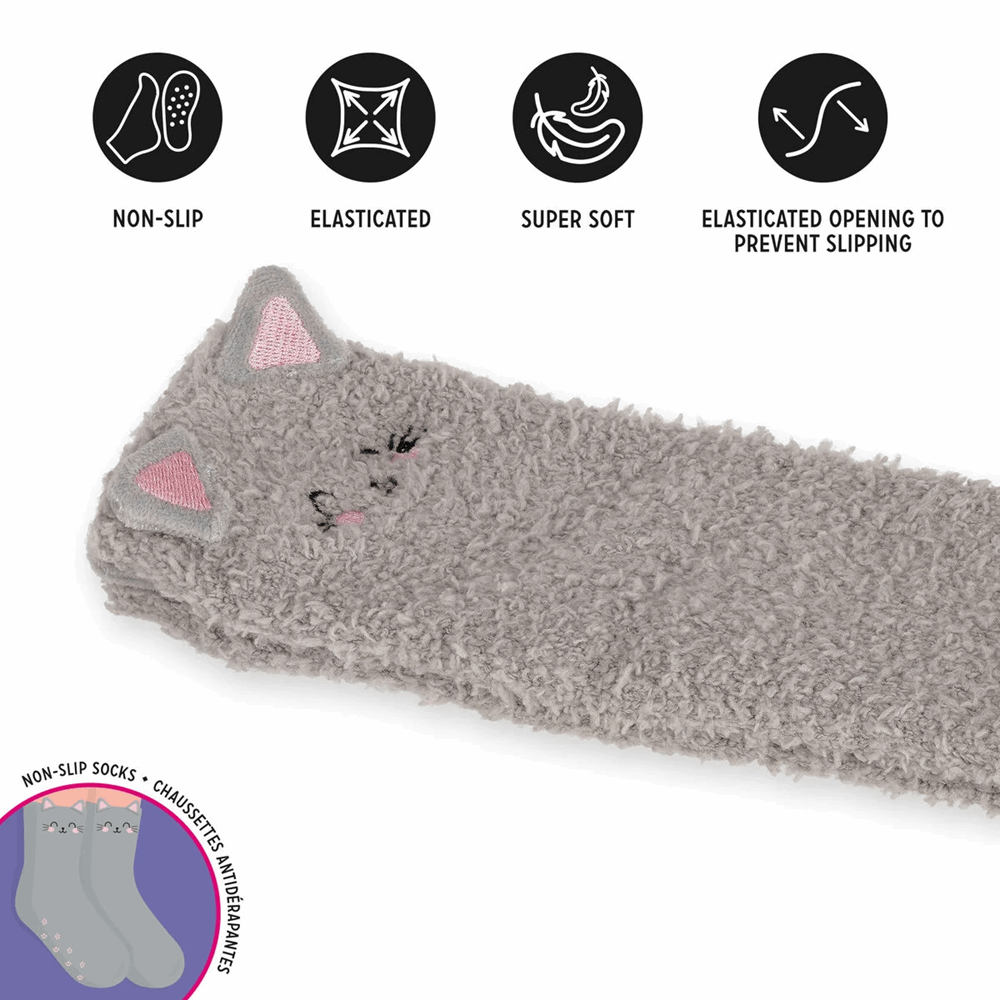 LEGAMI KCS0001 NON-SLIP SOCKS - ITS A MATCH! - KITTY - KID