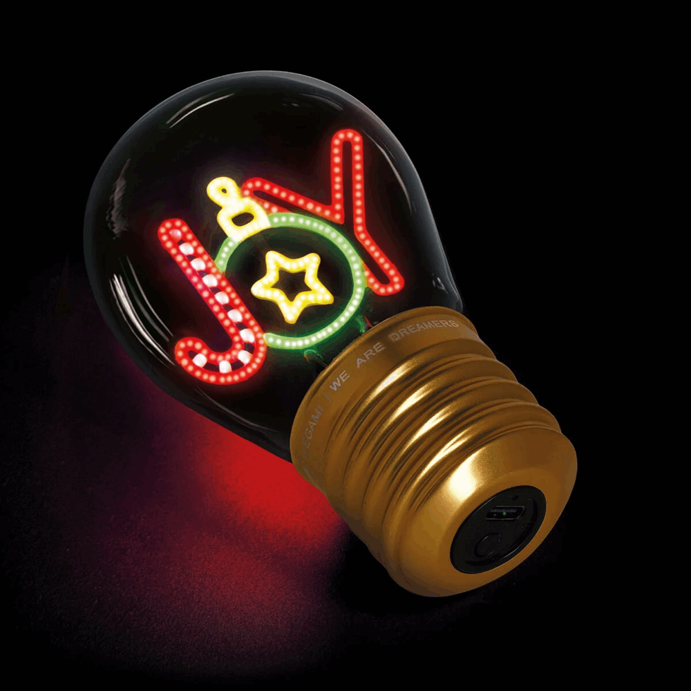 LEGAMI CLB0019 LIGHTBULB-SHAPED TABLE LAMP - BULB FICTION - JOY