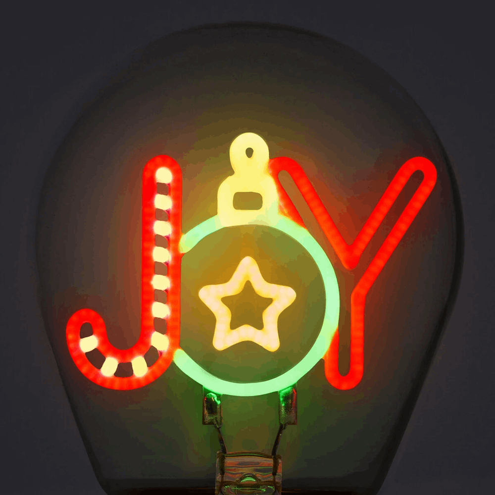 LEGAMI CLB0019 LIGHTBULB-SHAPED TABLE LAMP - BULB FICTION - JOY