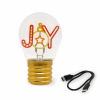 LEGAMI CLB0019 LIGHTBULB-SHAPED TABLE LAMP - BULB FICTION - JOY