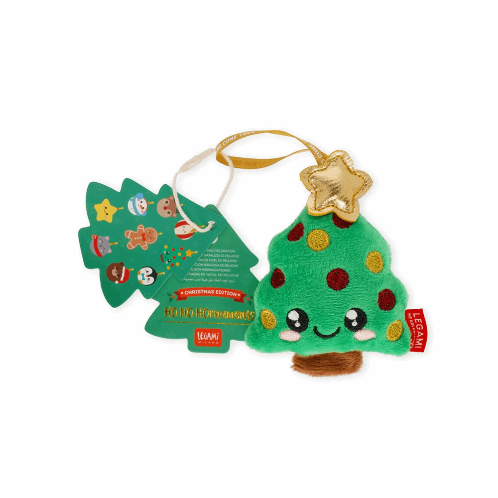 LEGAMI PLUSH CHRISTMAS DECORATION - OH-OH-OHRNAMENTS - TREE SSD0002
