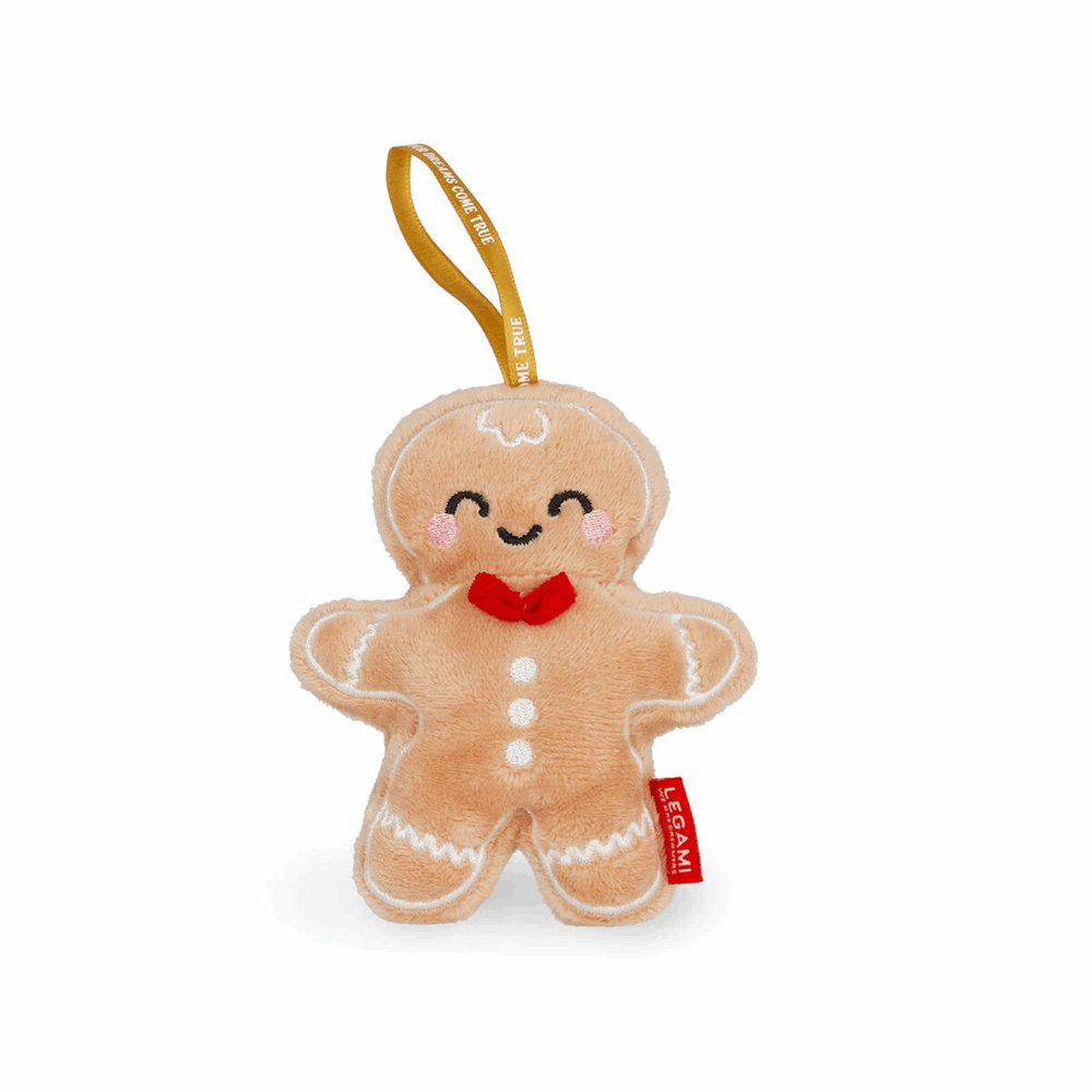 LEGAMI PLUSH CHRISTMAS DECORATION - OH-OH-OHRNAMENTS - GINGERBREAD SSD0003