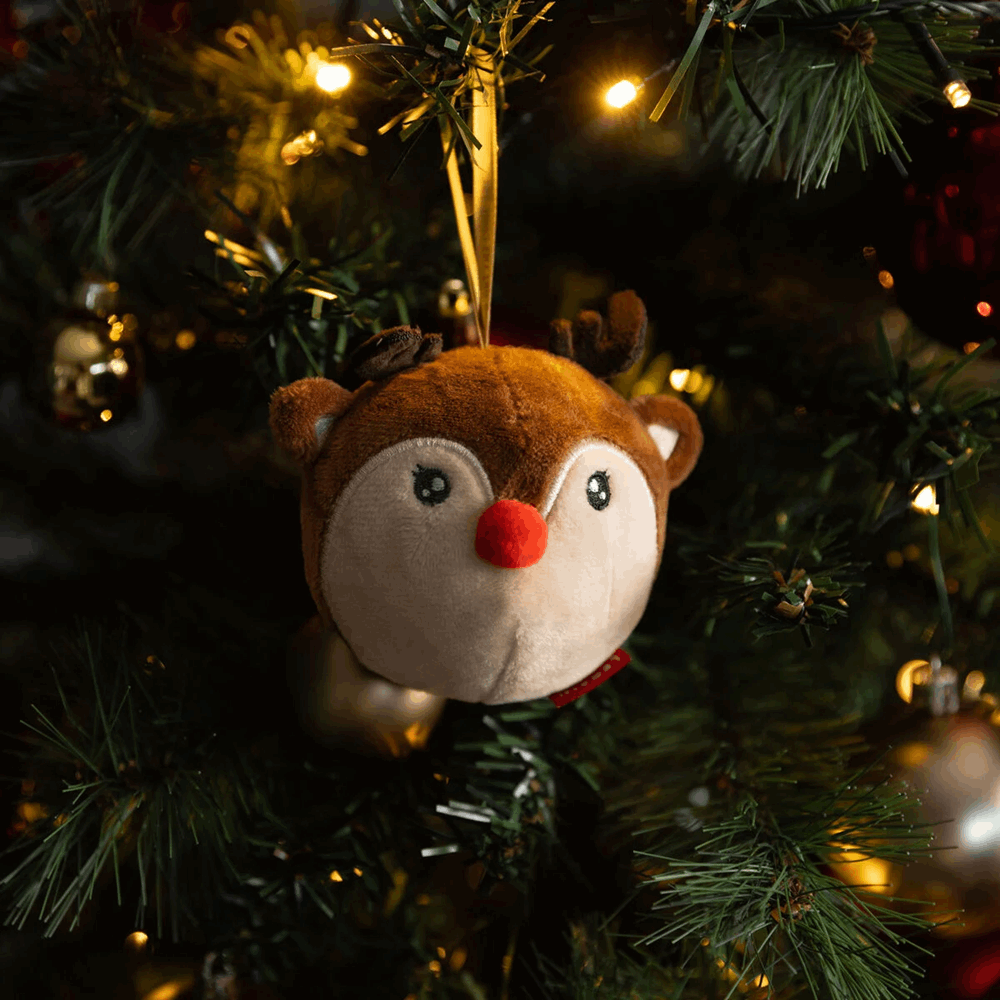 LEGAMI PLUSH CHRISTMAS DECORATION - OH-OH-OHRNAMENTS - REINDEER SSD0004