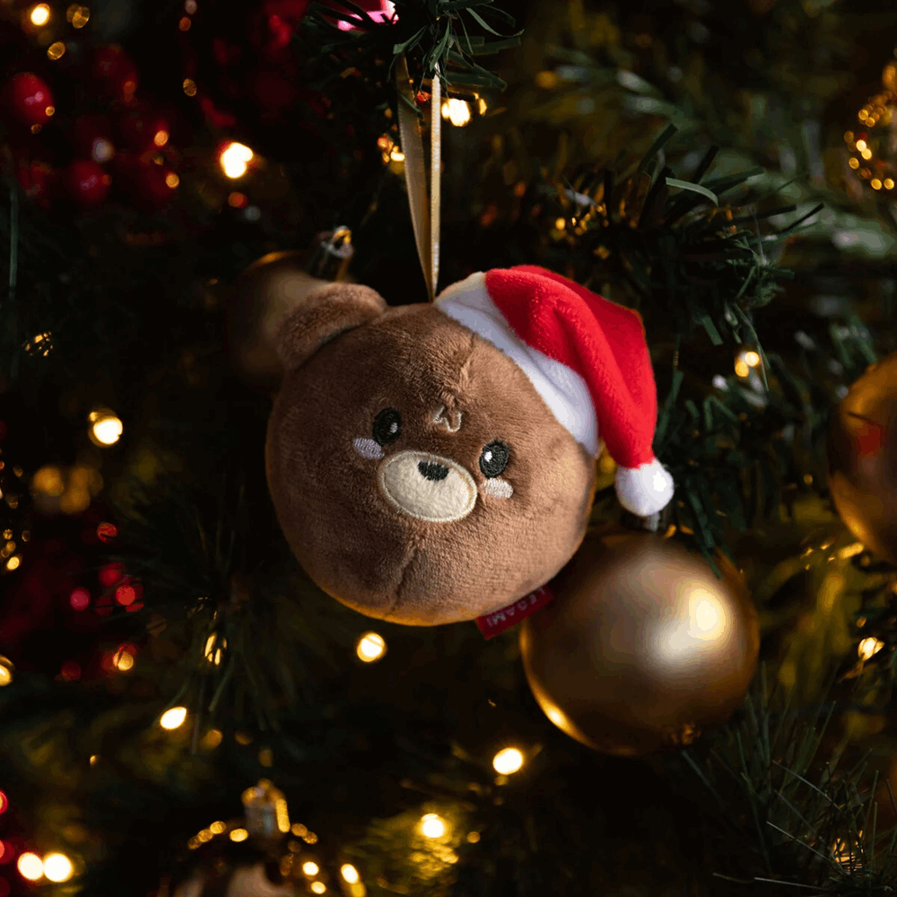 LEGAMI PLUSH CHRISTMAS DECORATION - OH-OH-OHRNAMENTS - TEDDY SSD0005