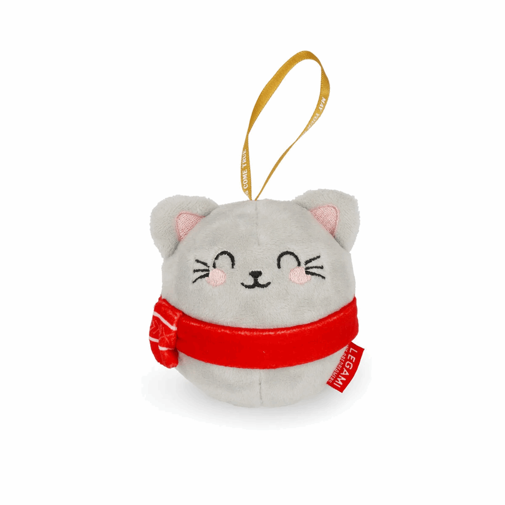 LEGAMI PLUSH CHRISTMAS DECORATION - OH-OH-OHRNAMENTS - KITTY SSD0007