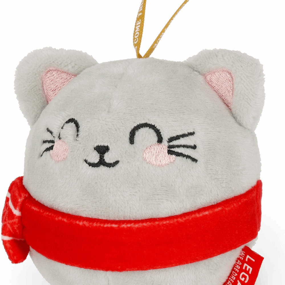 LEGAMI PLUSH CHRISTMAS DECORATION - OH-OH-OHRNAMENTS - KITTY SSD0007