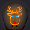 LEGAMI CLB0002 LIGHT-BULB SHAPED TABLE LAMP - BULB FICTION - REINDEER