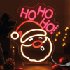 LEGAMI NEL0002 NEON-EFFECT LED SIGN - ITS A SIGN - SANTA CLAUS